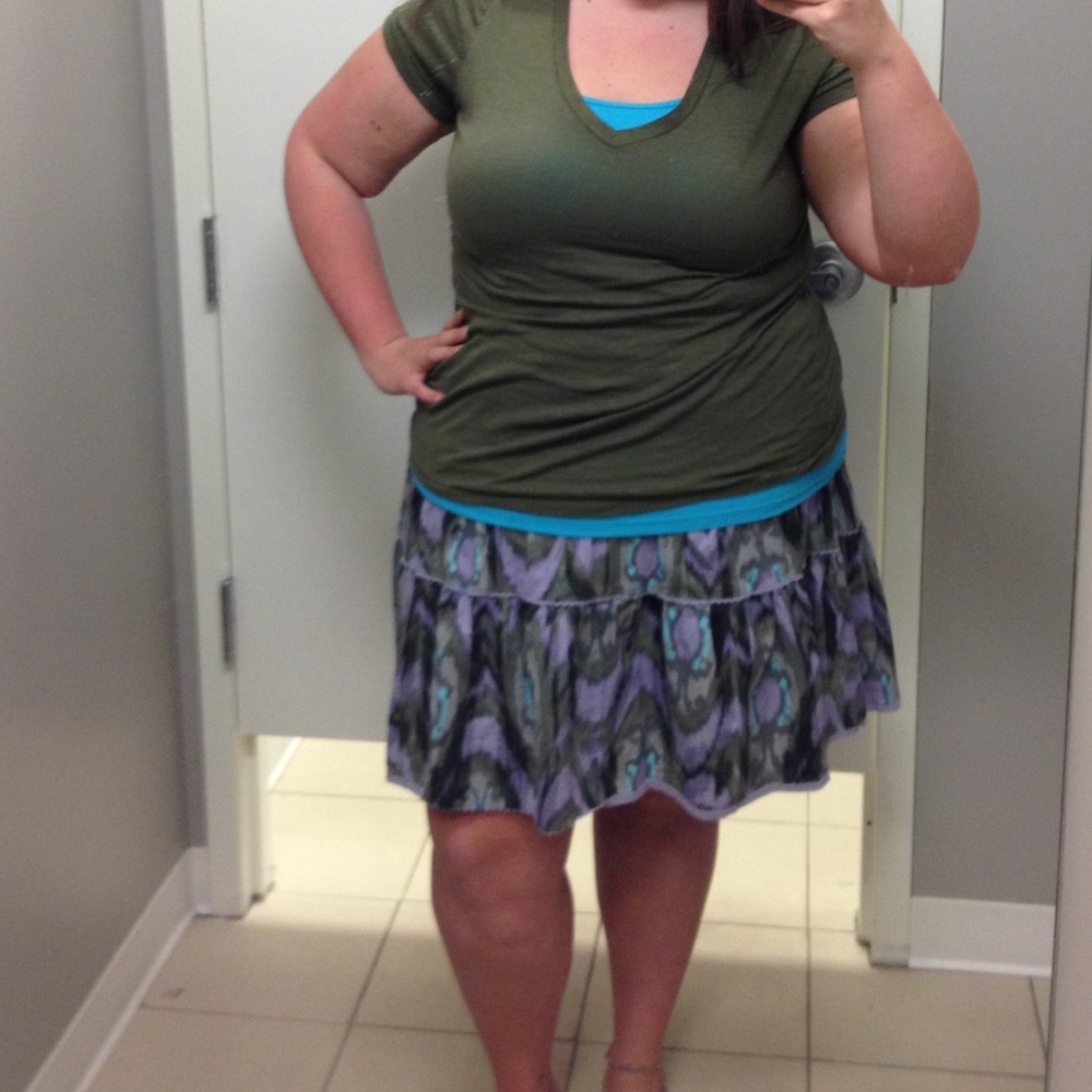 Spring tribal skirt